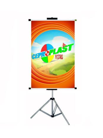 Porta Banner 1,80m Com Garras - CEPROPLAST Menor preço em Porta Banner 1,80m Com Garras - CEPROPLAST