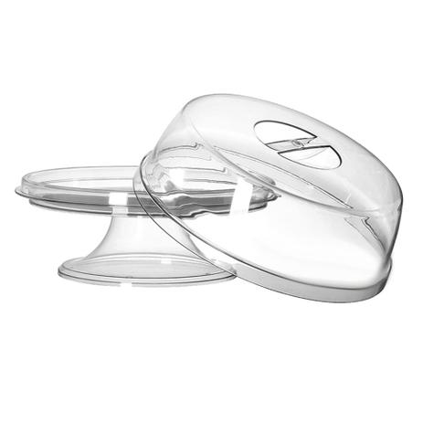 Porta Bolo Acrílico Cristal com Pedestal e Tampa 195x300mm - Três Triângulos - Tres triângulos é boa?