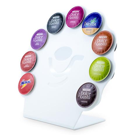 Porta Cápsula Acrílico Dolce Gusto Leque Branco - 9 un é boa?