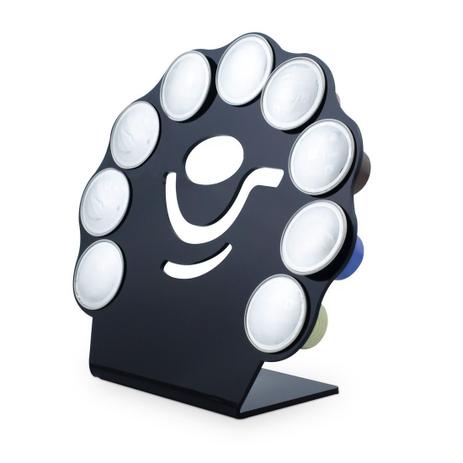 Porta Cápsula Acrílico Leque Preto - Compatível com Cápsulas Nespresso - 9 un Menor preço em Porta Cápsula Acrílico Leque Preto - Compatível com Cápsulas Nespresso - 9 un
