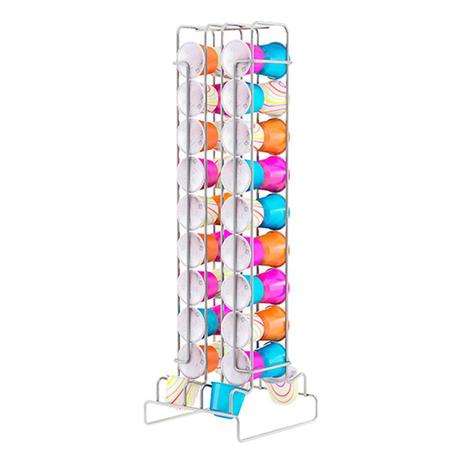 Porta Cápsulas Nespresso 40 Unidades - Aço Cromado - Duler Menor preço em Porta Cápsulas Nespresso 40 Unidades - Aço Cromado - Duler