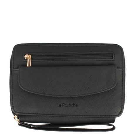 Porta Celular Feminino Com Bolso, Preto - Le Postiche Menor preço em Porta Celular Feminino Com Bolso, Preto - Le Postiche