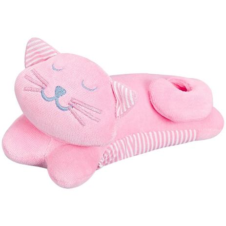 Porta Chupeta Gata Rosa Forte - Anjos Baby Menor preço em Porta Chupeta Gata Rosa Forte - Anjos Baby