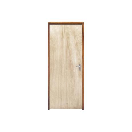 Porta com Miolo Semi Oco Montada Esquerda Virola Lisa 210x72cm - Sidney esquadrias Menor preço em Porta com Miolo Semi Oco Montada Esquerda Virola Lisa 210x72cm - Sidney esquadrias