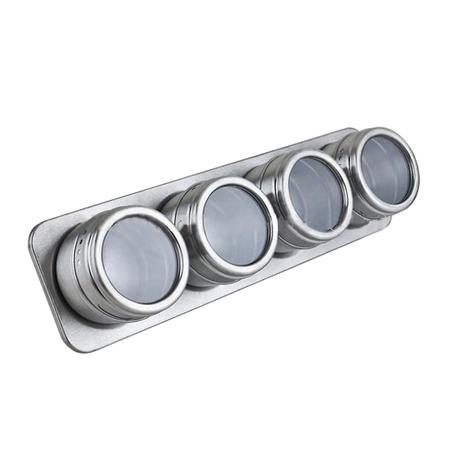 Porta Condimento Tempero Saleiro Inox Magnético Imã - Ultravendas Menor preço em Porta Condimento Tempero Saleiro Inox Magnético Imã - Ultravendas