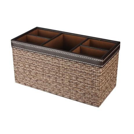 Porta controle remoto em rattan 22X10X11Cm - 25332 - Dynasty Menor preço em Porta controle remoto em rattan 22X10X11Cm - 25332 - Dynasty