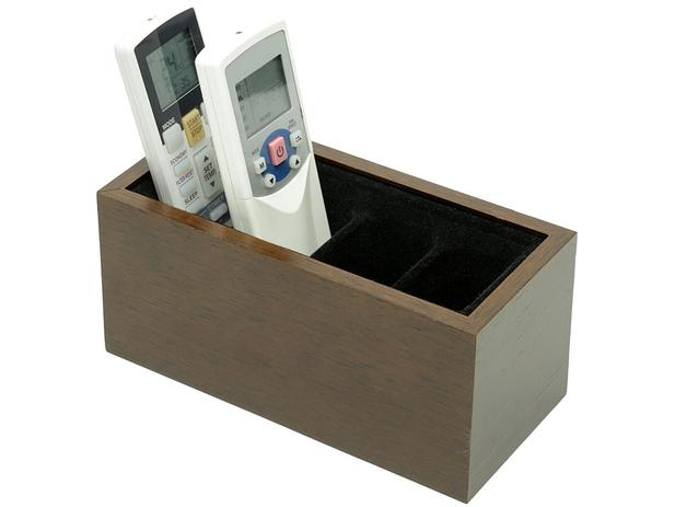 Porta Controle Remoto para Sala de Estar - de Madeira Woodart Natural 4 Lugares Menor preço em Porta Controle Remoto para Sala de Estar - de Madeira Woodart Natural 4 Lugares