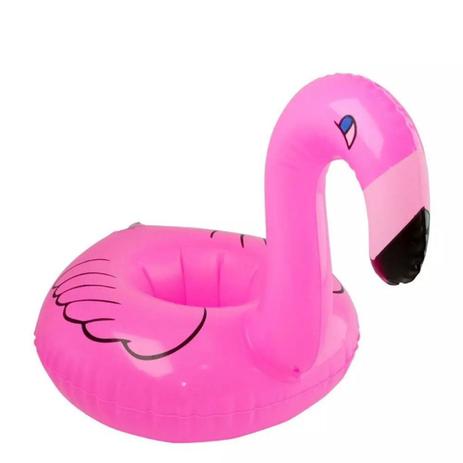 Porta Copo Boia Inflável Flamingo - Novo Sec Menor preço em Porta Copo Boia Inflável Flamingo - Novo Sec