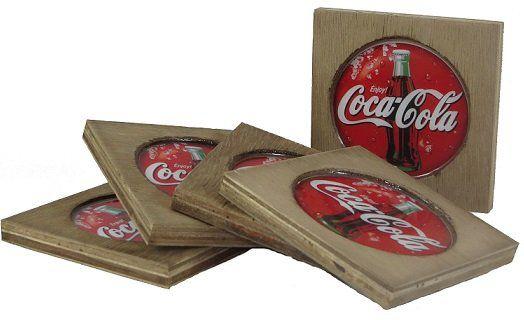 Porta Copos Coca Cola Vintage Concept Menor preço em Porta Copos Coca Cola Vintage Concept