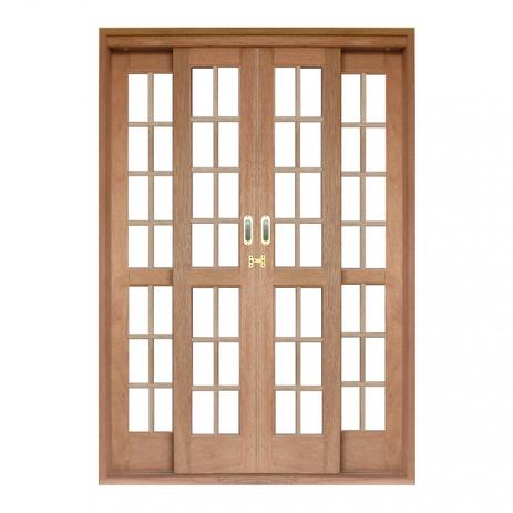 Porta de Correr Quadriculado 4 Folhas Cedro Arana 215cmx160cmx14cm Isabela Revestimentos Natural Menor preço em Porta de Correr Quadriculado 4 Folhas Cedro Arana 215cmx160cmx14cm Isabela Revestimentos Natural