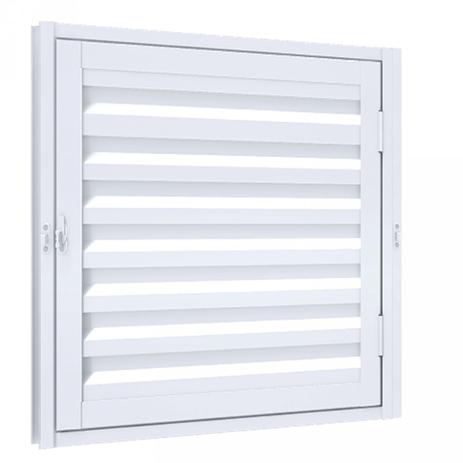 Porta de Giro Natural Laminado para Alçapão Riobras Alumínio 80cm x 60cm Branco Menor preço em Porta de Giro Natural Laminado para Alçapão Riobras Alumínio 80cm x 60cm Branco