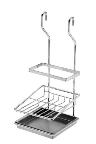 Porta Detergente Aereo C/ Tijela Inox - Prata com Metalico - SCH4017 - Aramados Schmidt Menor preço em Porta Detergente Aereo C/ Tijela Inox - Prata com Metalico - SCH4017 - Aramados Schmidt