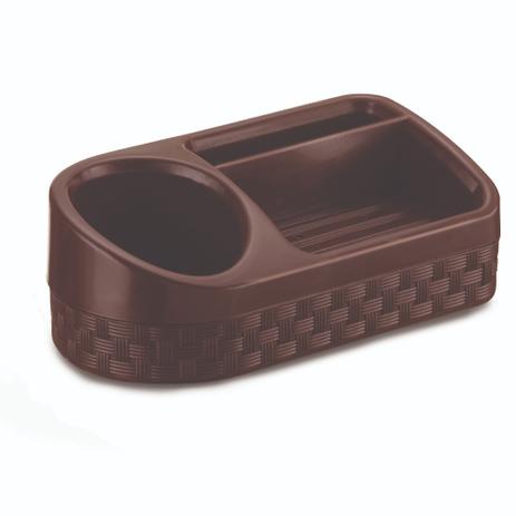 Porta Detergente Plástico Rattan com Base Marrom 43x42x42cm - Nitron é boa?
