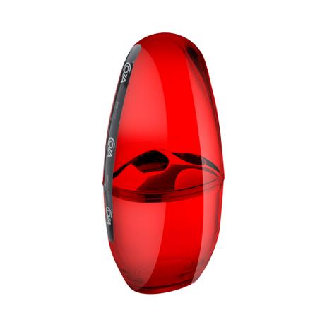 Porta Escova Com Tampa Spoom Classic Vermelho Transparente - Brinox Menor preço em Porta Escova Com Tampa Spoom Classic Vermelho Transparente - Brinox