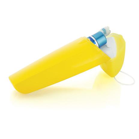 Porta Escova de Dentes Dental UP - Amarelo Sol - Ou Menor preço em Porta Escova de Dentes Dental UP - Amarelo Sol - Ou