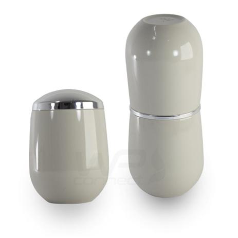 Porta Escova e Creme Dental C/ Porta Algodão - Bege - Ou é ruim? Porta Escova e Creme Dental C/ Porta Algodão - Bege - Ou é boa?