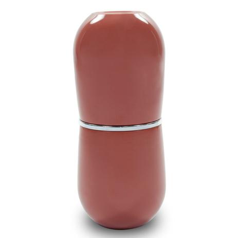 Porta Escovas e Creme Dental Cromo Belly Terracota - Ou é boa?