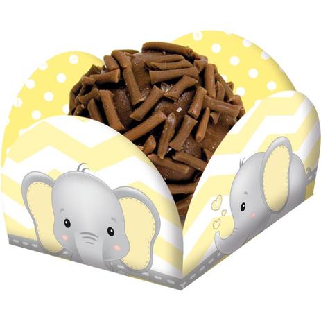 Porta Forminha para Doces Elefantinho 40 unidades Festcolor - Festabox Menor preço em Porta Forminha para Doces Elefantinho 40 unidades Festcolor - Festabox
