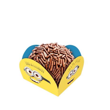 Porta Forminhas Minions 40 unidades Festcolor Menor preço em Porta Forminhas Minions 40 unidades Festcolor