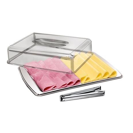 Porta Frios em Inox Duplo c/ pegador em Inox Makinox - Mak-inox Menor preço em Porta Frios em Inox Duplo c/ pegador em Inox Makinox - Mak-inox