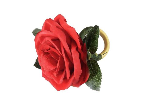 Porta Guardanapo Artesanal Rosa Vermelha - Lari ribeiro home Menor preço em Porta Guardanapo Artesanal Rosa Vermelha - Lari ribeiro home
