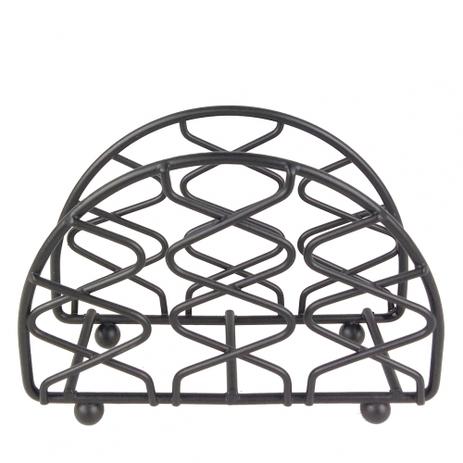 Porta Guardanapo Metal Preto 13X9CM - 30179 - Craw Menor preço em Porta Guardanapo Metal Preto 13X9CM - 30179 - Craw