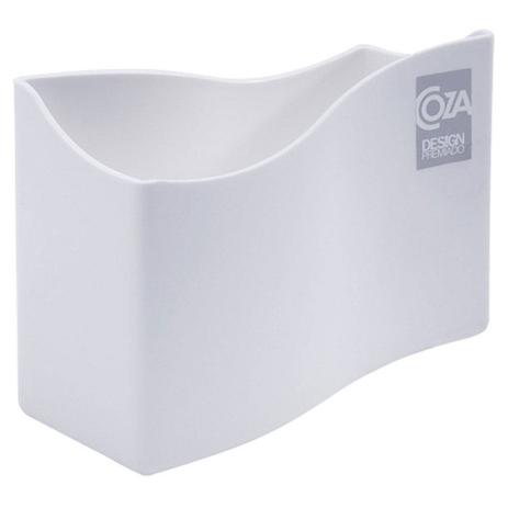 Porta Guardanapo Retangular 13,5Cm Branco - Coza Menor preço em Porta Guardanapo Retangular 13,5Cm Branco - Coza