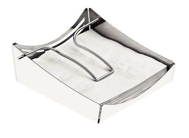 Porta Guardanapos Aço Inox Ciclo Tramontina - TRM 929 Menor preço em Porta Guardanapos Aço Inox Ciclo Tramontina - TRM 929