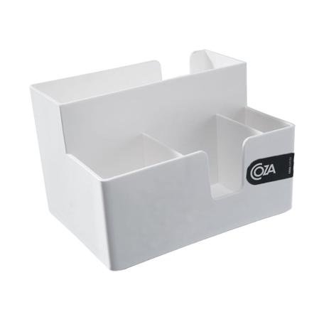 Porta Guardanapos e Sachês Coza Branco Menor preço em Porta Guardanapos e Sachês Coza Branco