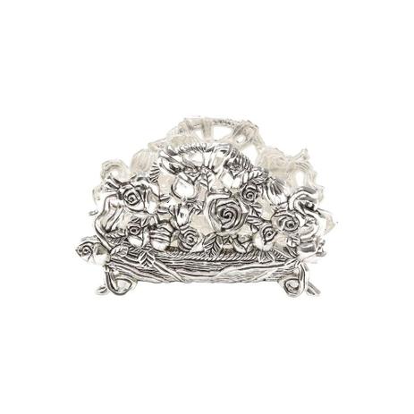 Porta Guardanapos Prata Antiga 16\5Cm De Zinco - F9-9017 - Prestige Menor preço em Porta Guardanapos Prata Antiga 16\5Cm De Zinco - F9-9017 - Prestige