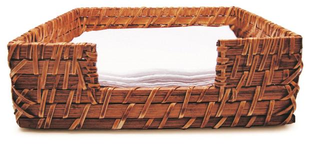 Porta Guardanapos Quadrado Organic Rattan Tyft - Yoi Menor preço em Porta Guardanapos Quadrado Organic Rattan Tyft - Yoi