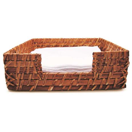 Porta Guardanapos Tyft Organic Quadrado Rattan Yoi Menor preço em Porta Guardanapos Tyft Organic Quadrado Rattan Yoi