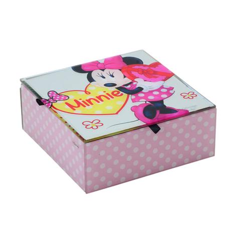 Porta Joia espelhado Minnie Lovely Pink Disney é boa?