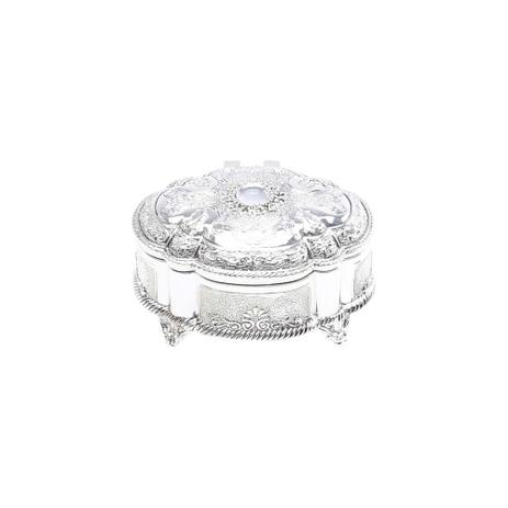 Porta Joia Oval De Zamac Requinte - F9-25642 - Prestige Menor preço em Porta Joia Oval De Zamac Requinte - F9-25642 - Prestige
