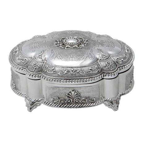 Porta Joias de Zamac 14cmx10,5cmx7cm Rojemac Prata é boa?