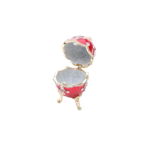 Porta Jóias De Zamac Ovo Jebergé Royal Vermelho - F9-25656 - Prestige Menor preço em Porta Jóias De Zamac Ovo Jebergé Royal Vermelho - F9-25656 - Prestige