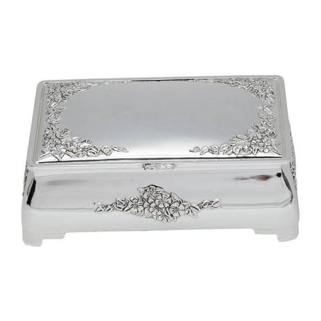 Porta Joias de Zamac Prata Oliver Prestige - Rojemac Menor preço em Porta Joias de Zamac Prata Oliver Prestige - Rojemac
