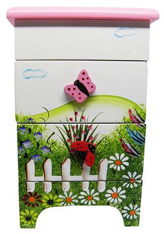 Porta Joias Mulher Brinco Cordao Organizador De Bijuterias ( MAD-6679-2 ) - Braslu Menor preço em Porta Joias Mulher Brinco Cordao Organizador De Bijuterias ( MAD-6679-2 ) - Braslu