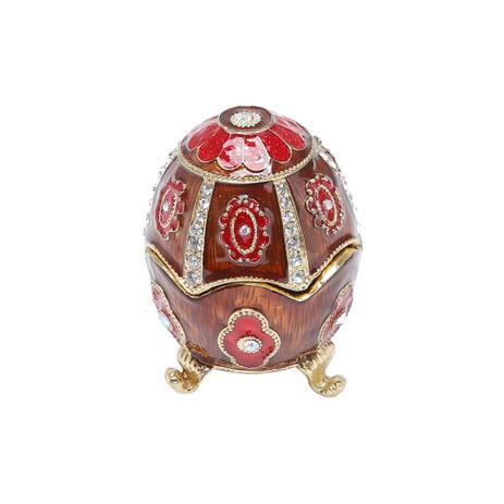 Porta Jóias Ovo Jebergé Oval De Zamac Vermelho - F9-25247 - Prestige Menor preço em Porta Jóias Ovo Jebergé Oval De Zamac Vermelho - F9-25247 - Prestige