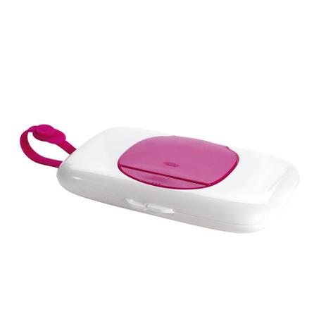 Porta Lenço Umedecido Infantil Rosa - Oxo Tot Menor preço em Porta Lenço Umedecido Infantil Rosa - Oxo Tot