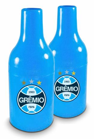 Porta long neck 355ml grêmio - Brasfoot Menor preço em Porta long neck 355ml grêmio - Brasfoot