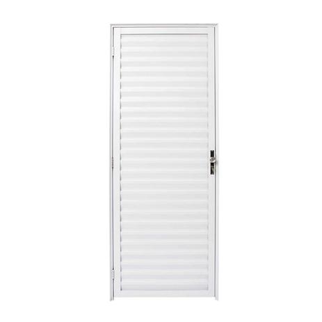 Porta Palheta em Alumínio L25 210 x 060 x 6 cm Esquerda Branco Malta Prado Alumínio Menor preço em Porta Palheta em Alumínio L25 210 x 060 x 6 cm Esquerda Branco Malta Prado Alumínio