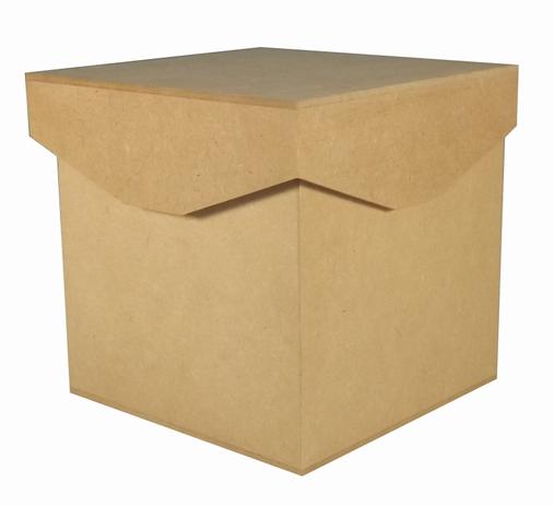 Porta Panetone em MDF com Tampa de Sapato Quadrada Aba 15,2x15,2x15,2cm Natal - Madeira MDF - Palácio da arte Menor preço em Porta Panetone em MDF com Tampa de Sapato Quadrada Aba 15,2x15,2x15,2cm Natal - Madeira MDF - Palácio da arte