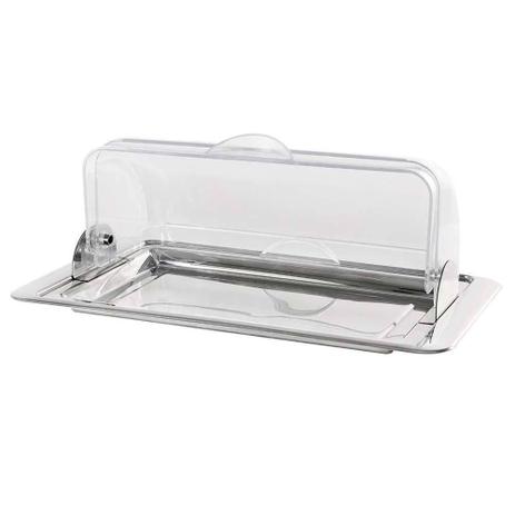 Porta Pão e bolo Inox Linha Lyon 2399-100 - Brinox Menor preço em Porta Pão e bolo Inox Linha Lyon 2399-100 - Brinox