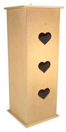 Porta Papel Higienico 3 Corações Pequeno - MDF - Palácio Da Arte Menor preço em Porta Papel Higienico 3 Corações Pequeno - MDF - Palácio Da Arte