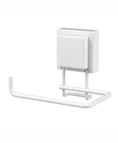 Porta Papel Higienico Com Ventosa Sucção Em Aço Branco - Carisma Menor preço em Porta Papel Higienico Com Ventosa Sucção Em Aço Branco - Carisma