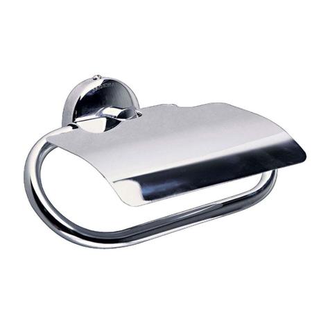 Porta papel higiênico cromado com tampa Standard Jackwal Menor preço em Porta papel higiênico cromado com tampa Standard Jackwal