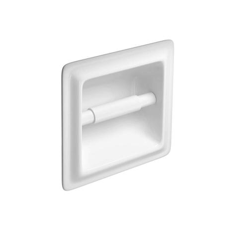 Porta Papel Higiênico de Embutir Branco - Deca Menor preço em Porta Papel Higiênico de Embutir Branco - Deca