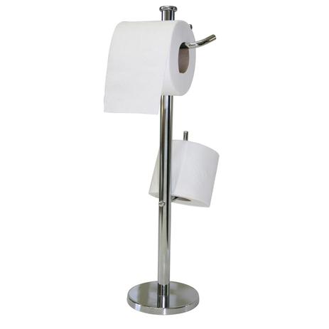 Porta Papel Higiênico Pedestal para Banheiro Jackwal com Suporte Reserva 2859 Menor preço em Porta Papel Higiênico Pedestal para Banheiro Jackwal com Suporte Reserva 2859