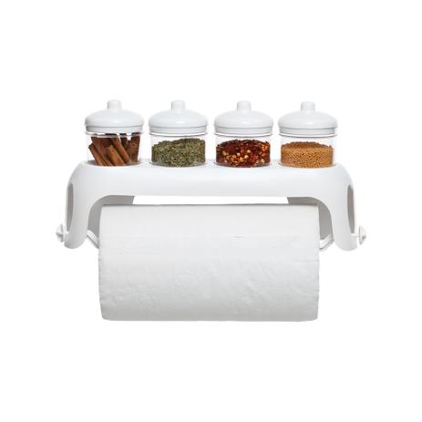 Porta Papel Toalha e Condimentos De Parede Cozinha Premium Giotto Colors é boa?
